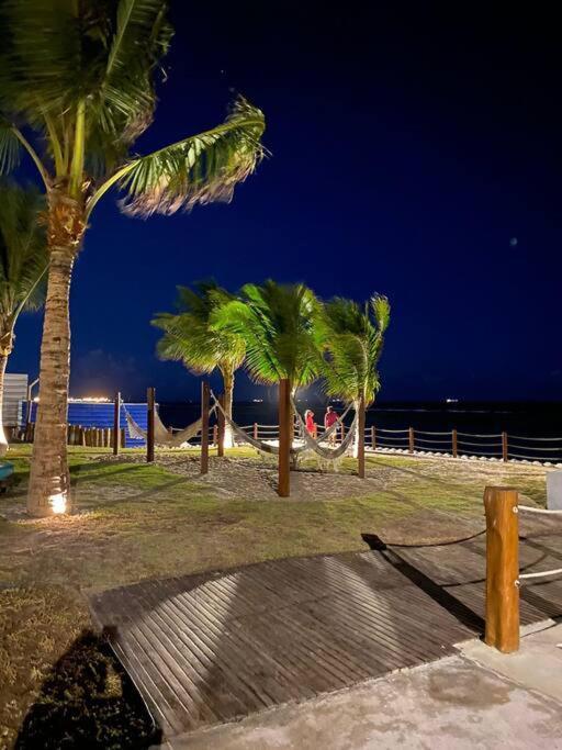 Apt Beira Mar Em Muro Alto Ao Lado Do Nanai Pôrto das Galinhas Exteriör bild