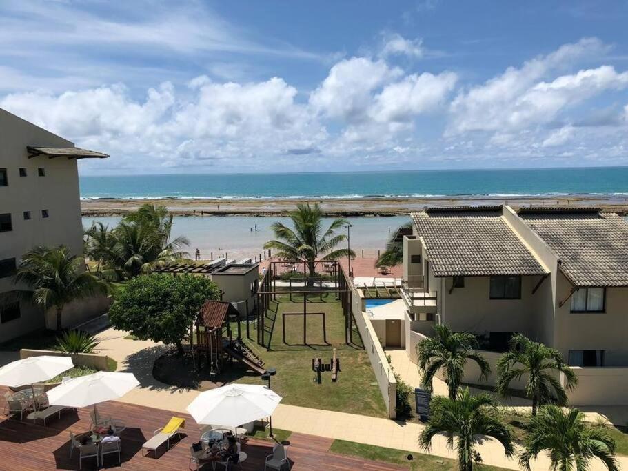 Apt Beira Mar Em Muro Alto Ao Lado Do Nanai Pôrto das Galinhas Exteriör bild