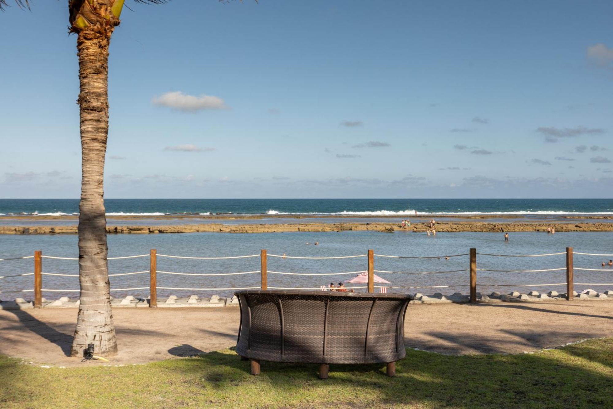 Apt Beira Mar Em Muro Alto Ao Lado Do Nanai Pôrto das Galinhas Exteriör bild
